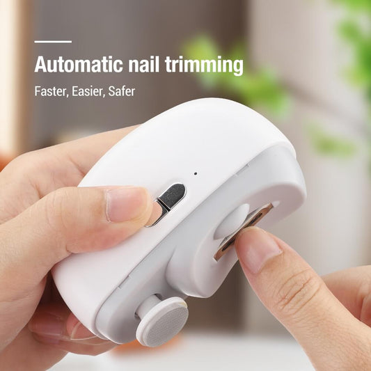 🎁 Hot Sell 🔥3 in 1 Automatic Electric Nail Clipper with Polishing【Safe and Convenient】